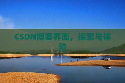 CSDN博客界面，探索与体验